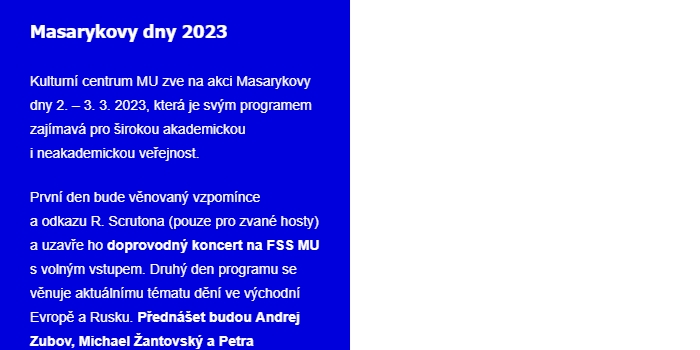 Foto: Newsletter PrF MU 2/2023