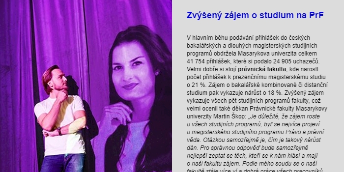 Foto: Newsletter PrF MU 3/2024