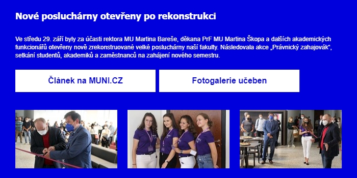 Foto: Newsletter PrF MU 10/2021