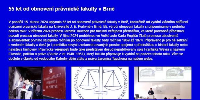 Foto: Newsletter PrF MU 4/2024