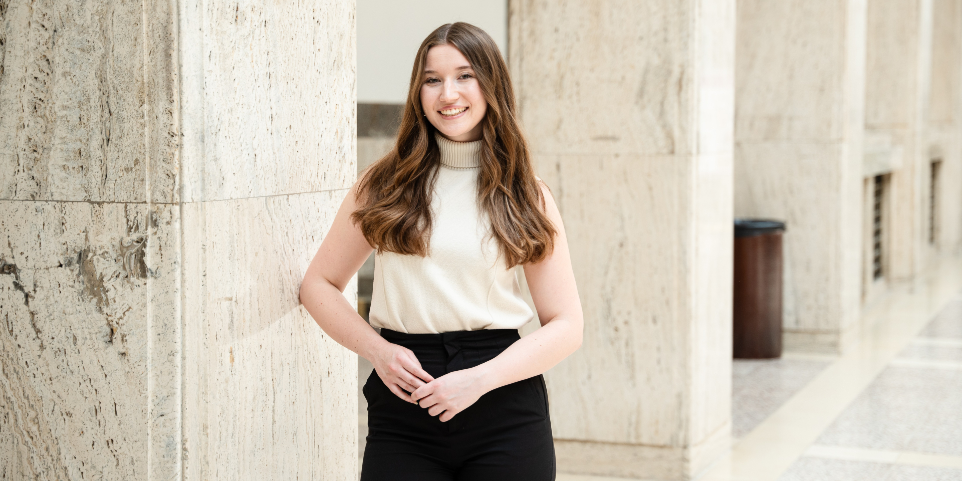 Foto: DNY na MUNI: s Michaelou Hradskou z právnické fakulty