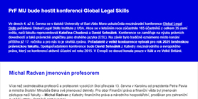 Foto: Newsletter PrF MU 6/2024