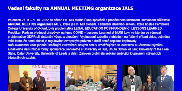 Foto: Newsletter PrF MU 10/2022