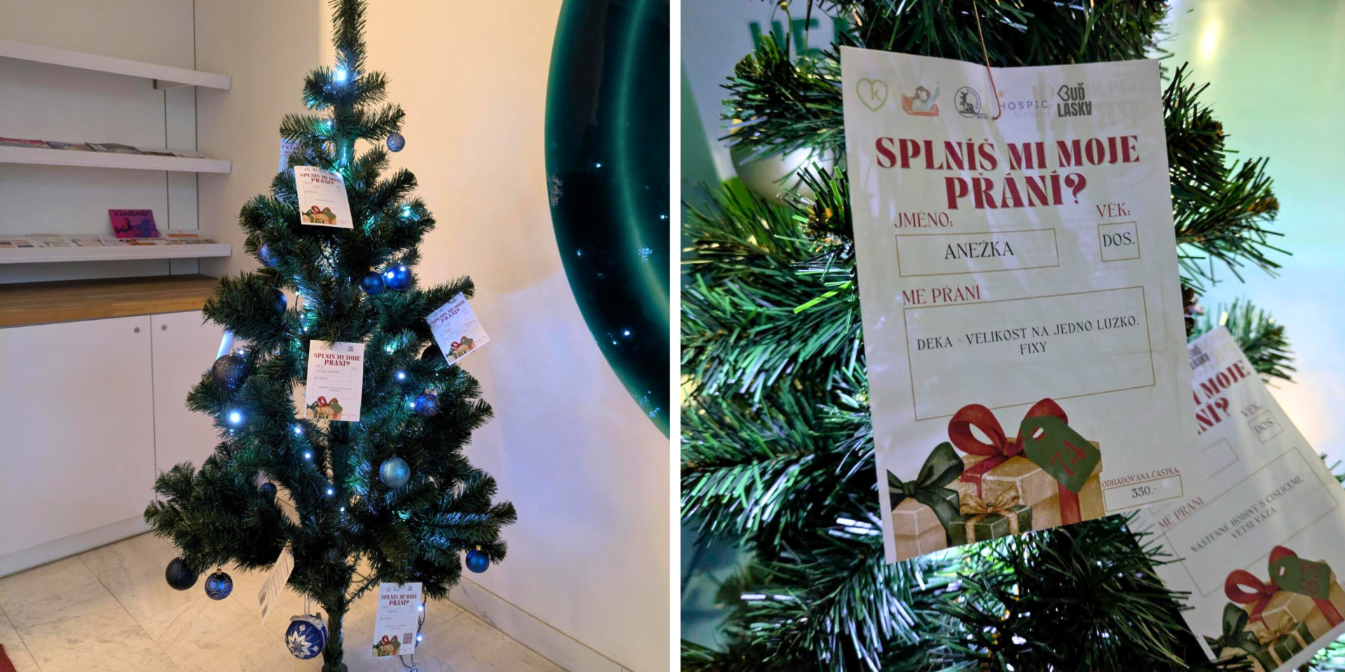 Foto: Staňte se Ježíškem, nadělte dárek pod strom splněných přání