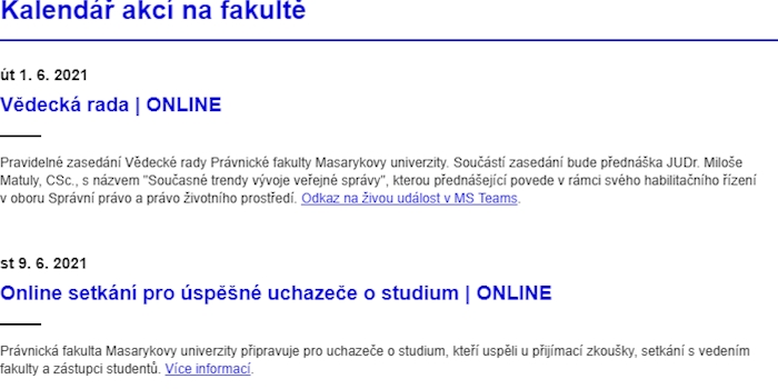 Foto: Newsletter PrF MU 5/2021